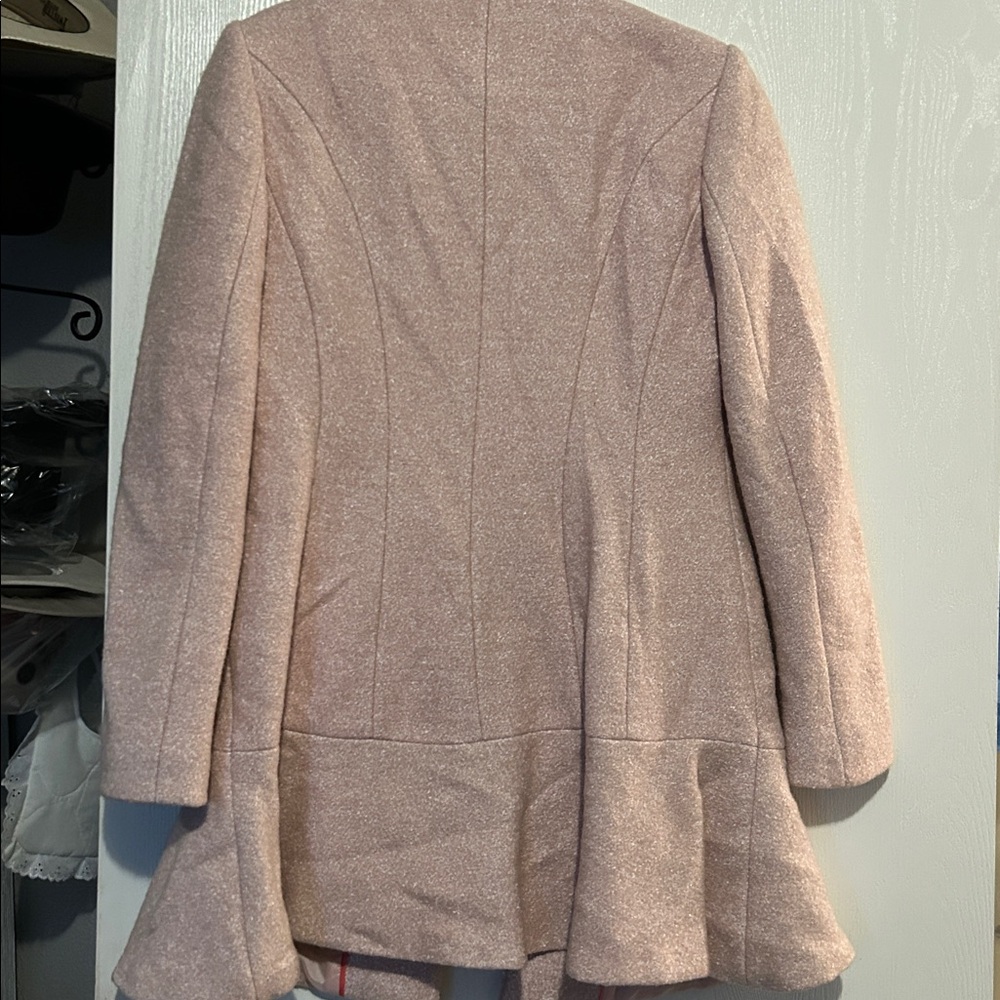 Kensie Women's Light Pink Trench Coat XS - Picture 8 of 10